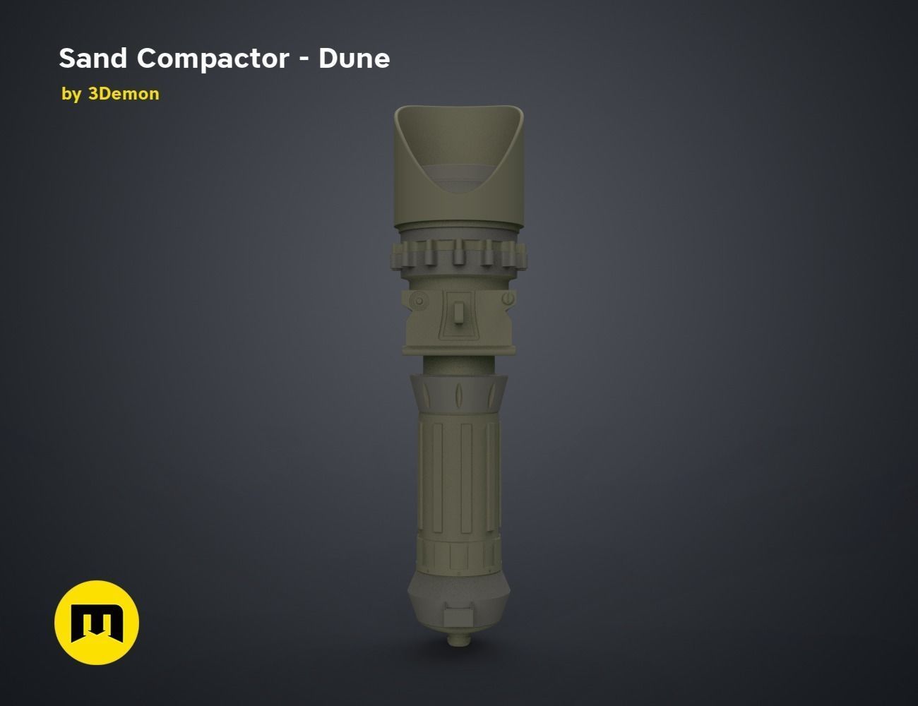 Sand Compactor - Dune 3D print model_4