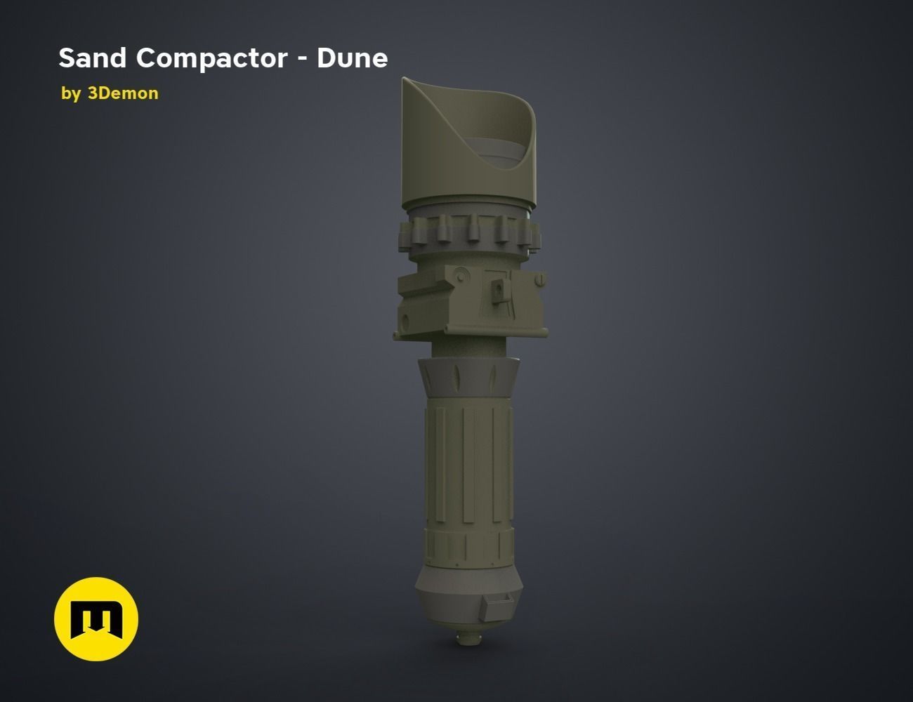 Sand Compactor - Dune 3D print model_14