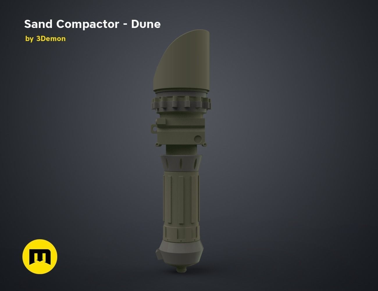 Sand Compactor - Dune 3D print model_13