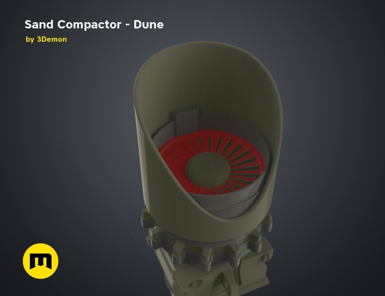 Sand Compactor - Dune 3D print model_3