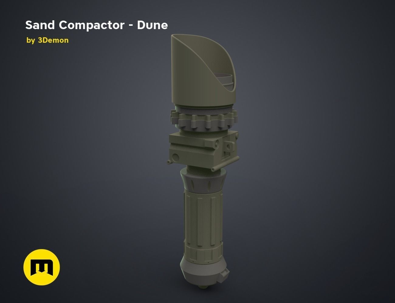 Sand Compactor - Dune 3D print model_2
