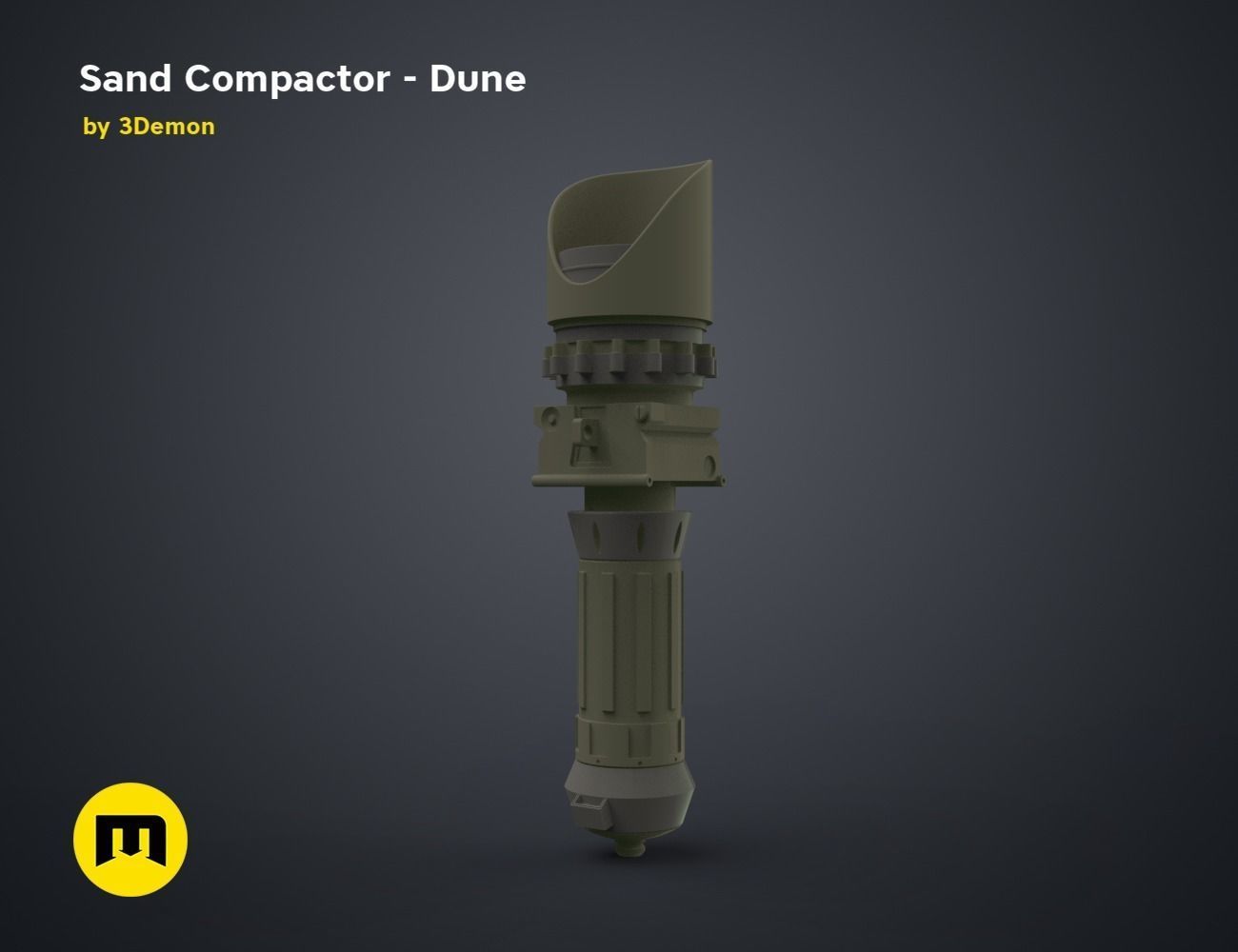 Sand Compactor - Dune 3D print model_1