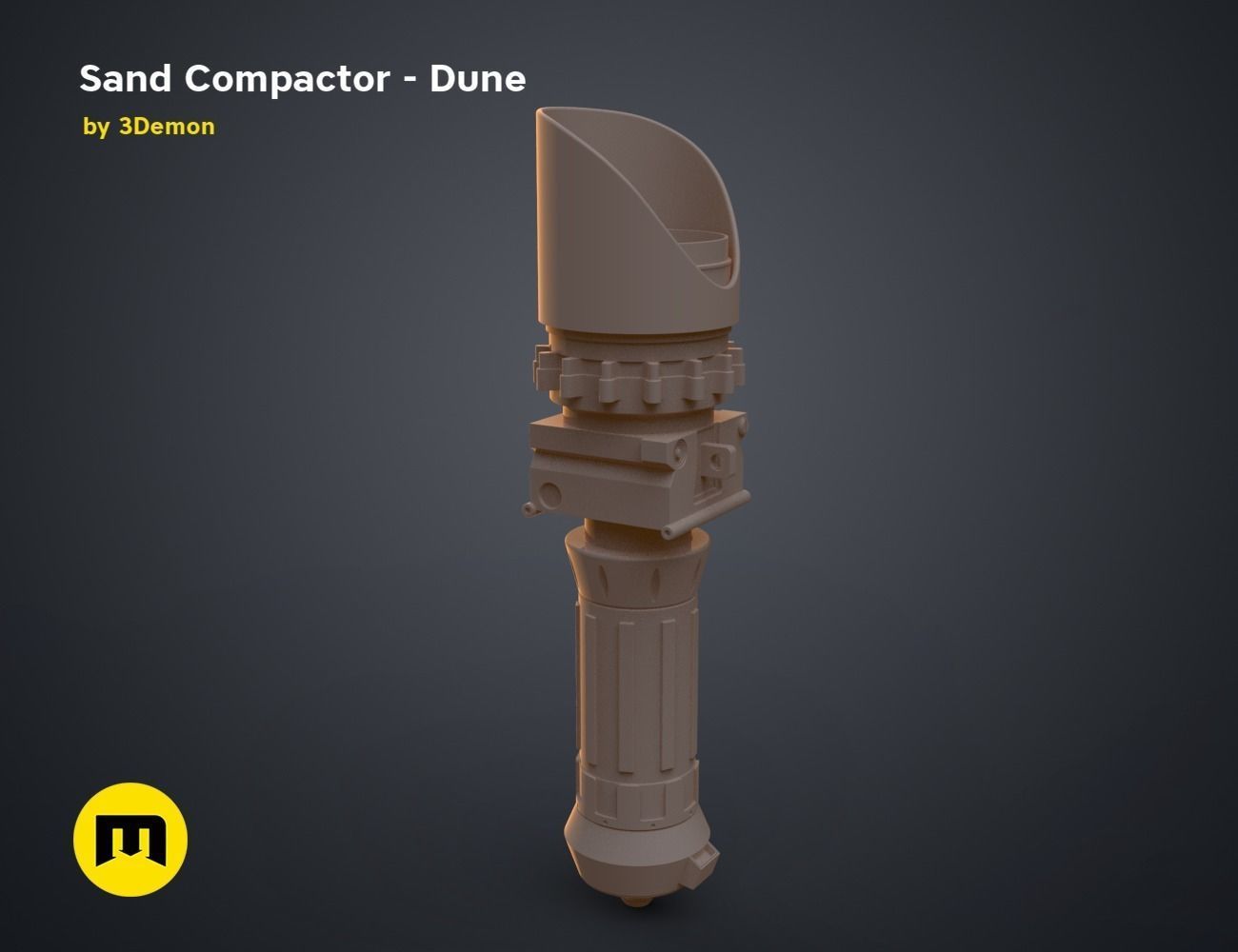 Sand Compactor - Dune 3D print model_7