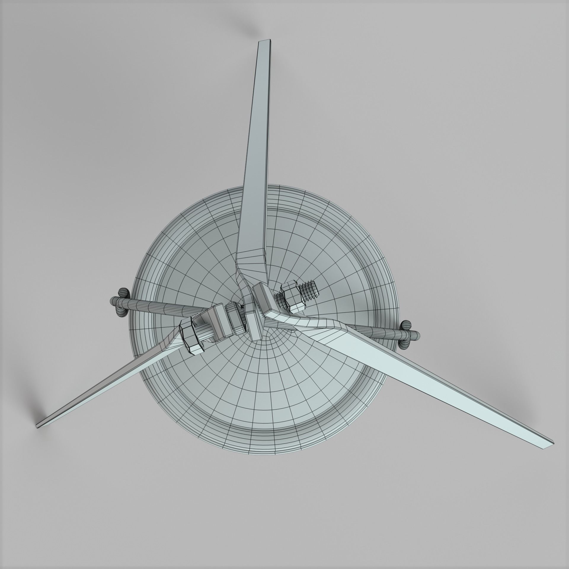 Cauldron on tripod 3D model_10