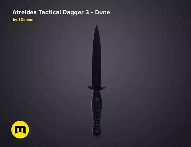 Atreides Tactical Dagger 3 - Dune 3D print model