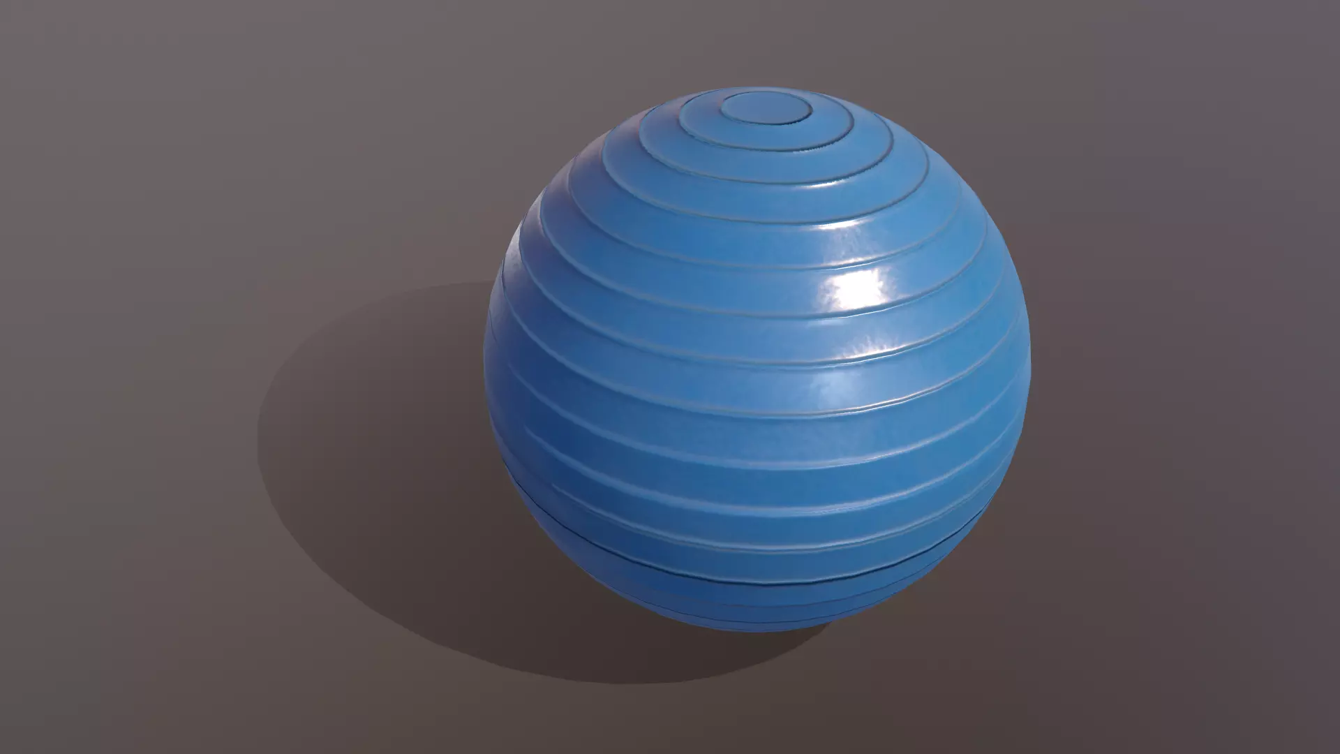 Swiss ball low poly Low-poly 3D model