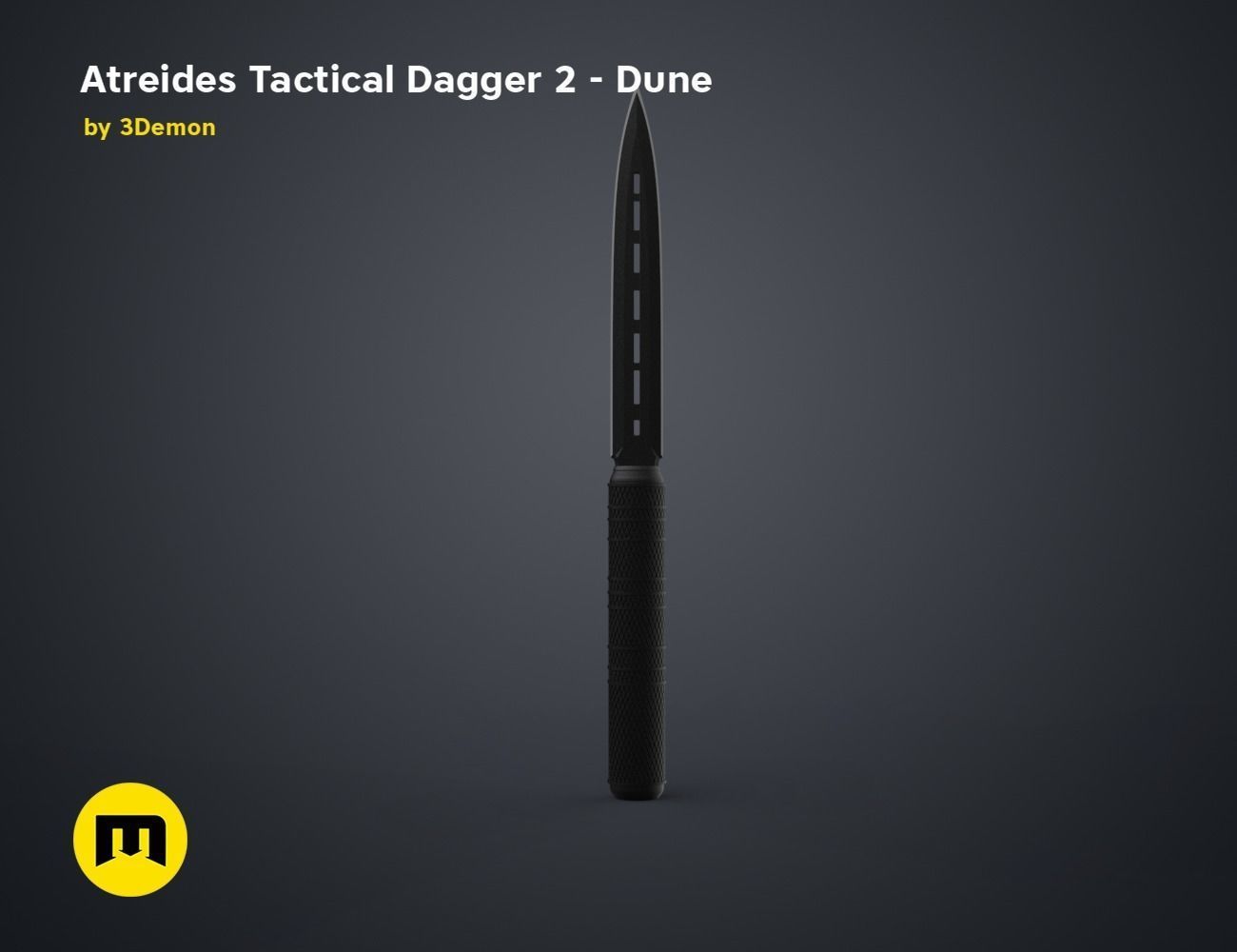 Atreides Tactical Dagger 2 - Dune 3D print model_1