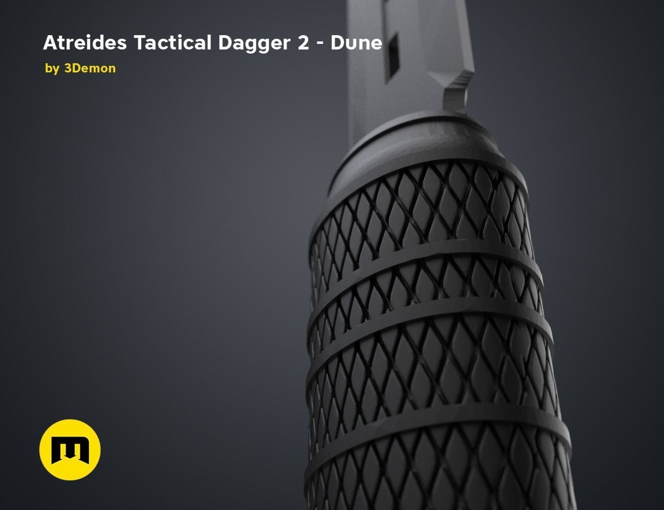 Atreides Tactical Dagger 2 - Dune 3D print model_4