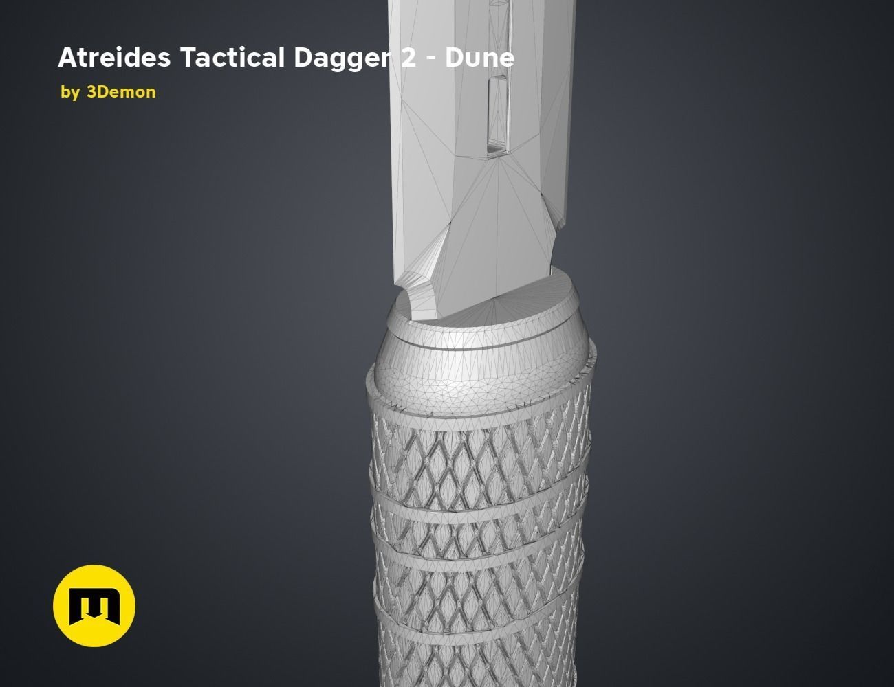 Atreides Tactical Dagger 2 - Dune 3D print model_11