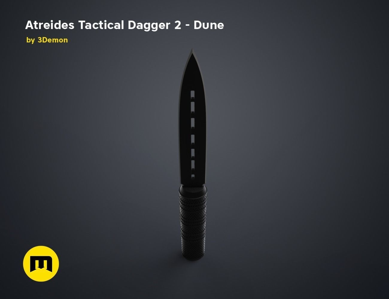 Atreides Tactical Dagger 2 - Dune 3D print model_5