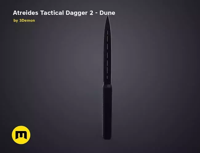Atreides Tactical Dagger 2 - Dune 3D print model