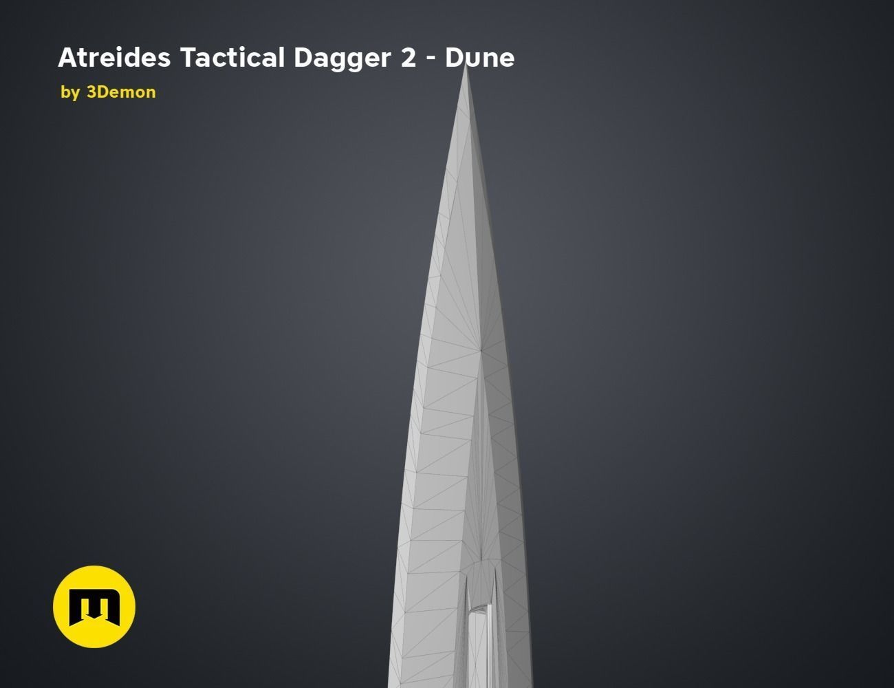 Atreides Tactical Dagger 2 - Dune 3D print model_10