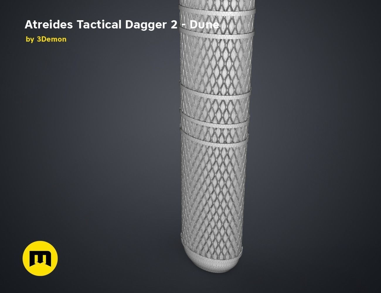 Atreides Tactical Dagger 2 - Dune 3D print model_12