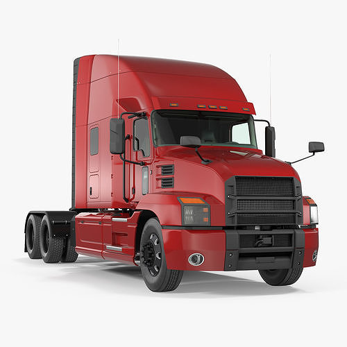 Semi Truck Generic 3D model