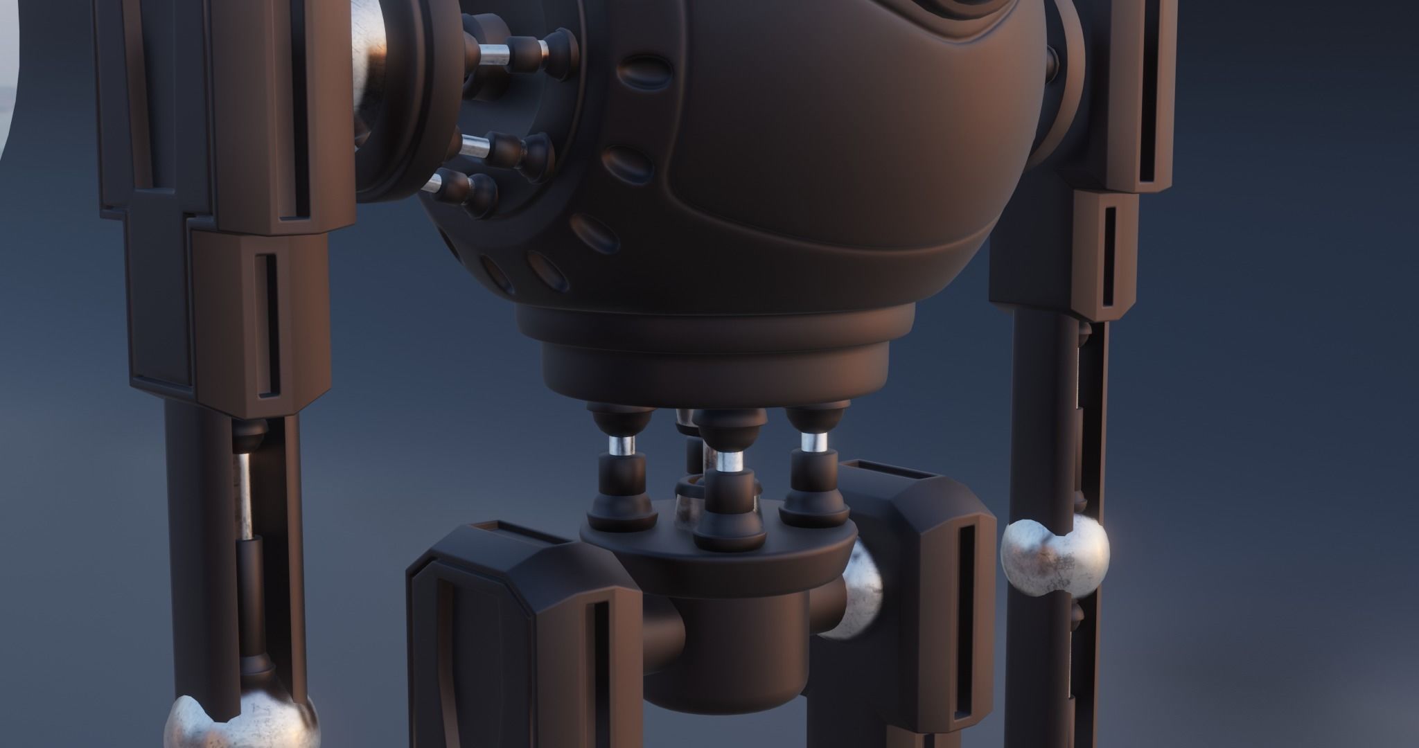 robo-titan robot with eyes 3D model_7
