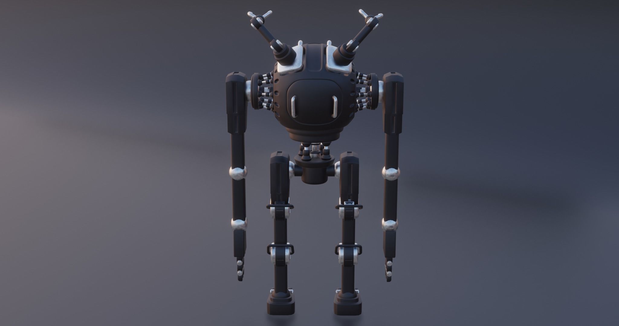 robo-titan robot with eyes 3D model_4
