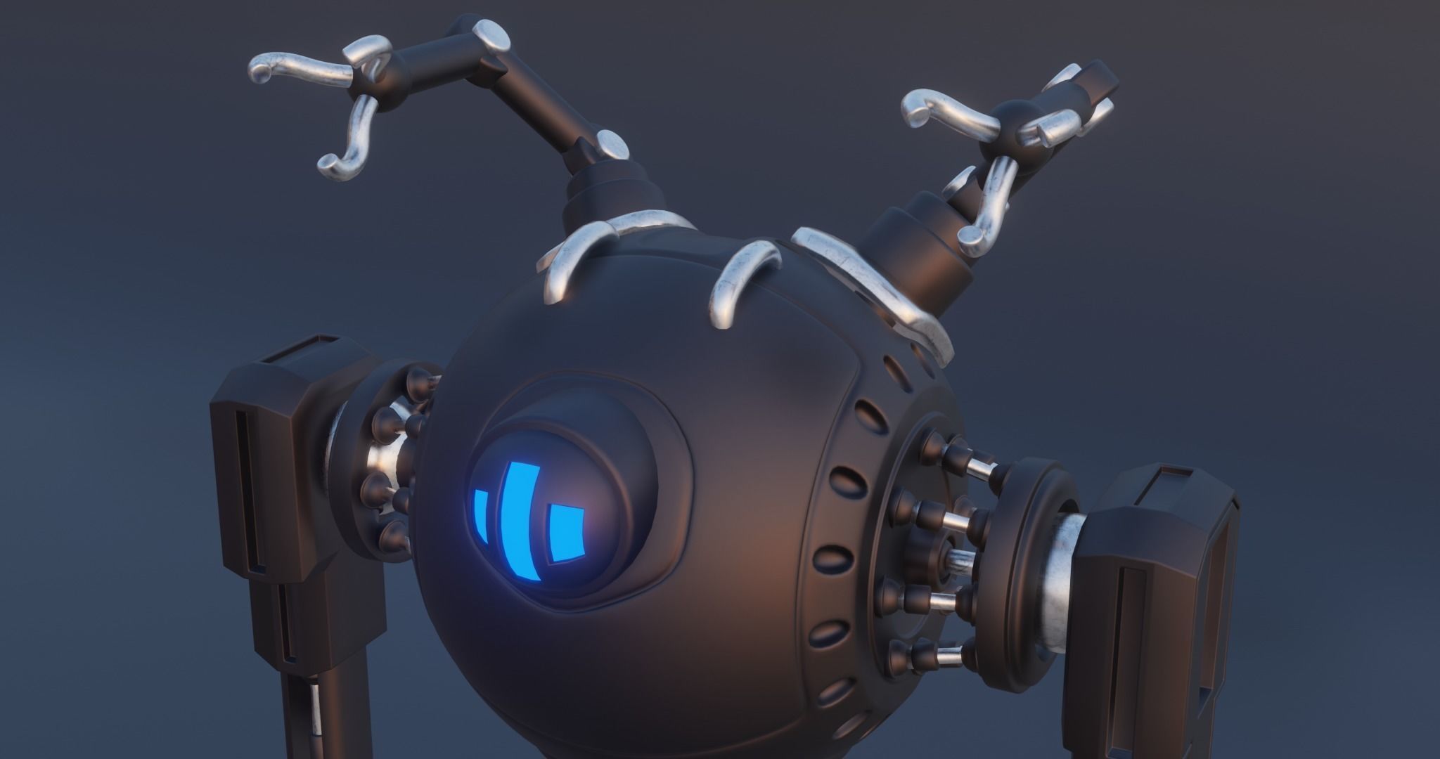 robo-titan robot with eyes 3D model_5