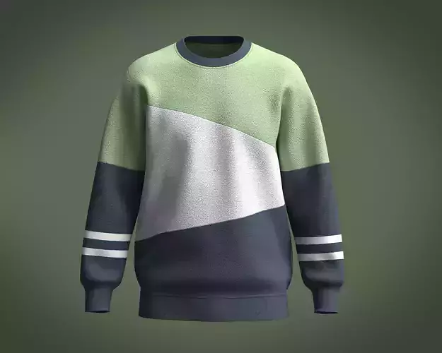 Mens 3 Color Sweat Shirt