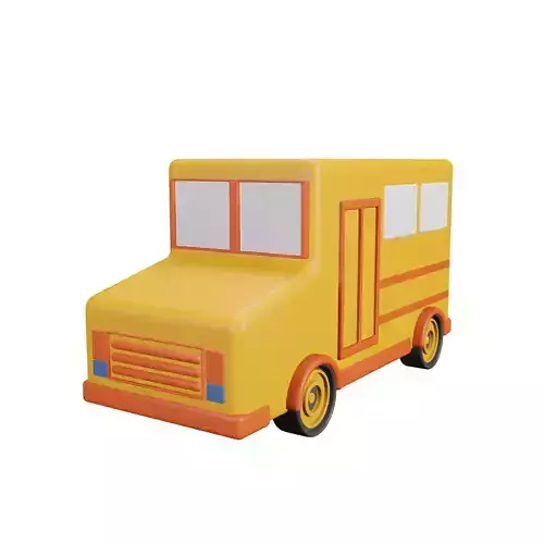School Bus 3D Model