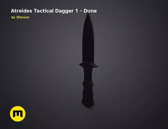 Atreides Tactical Dagger 1 - Dune 3D print model
