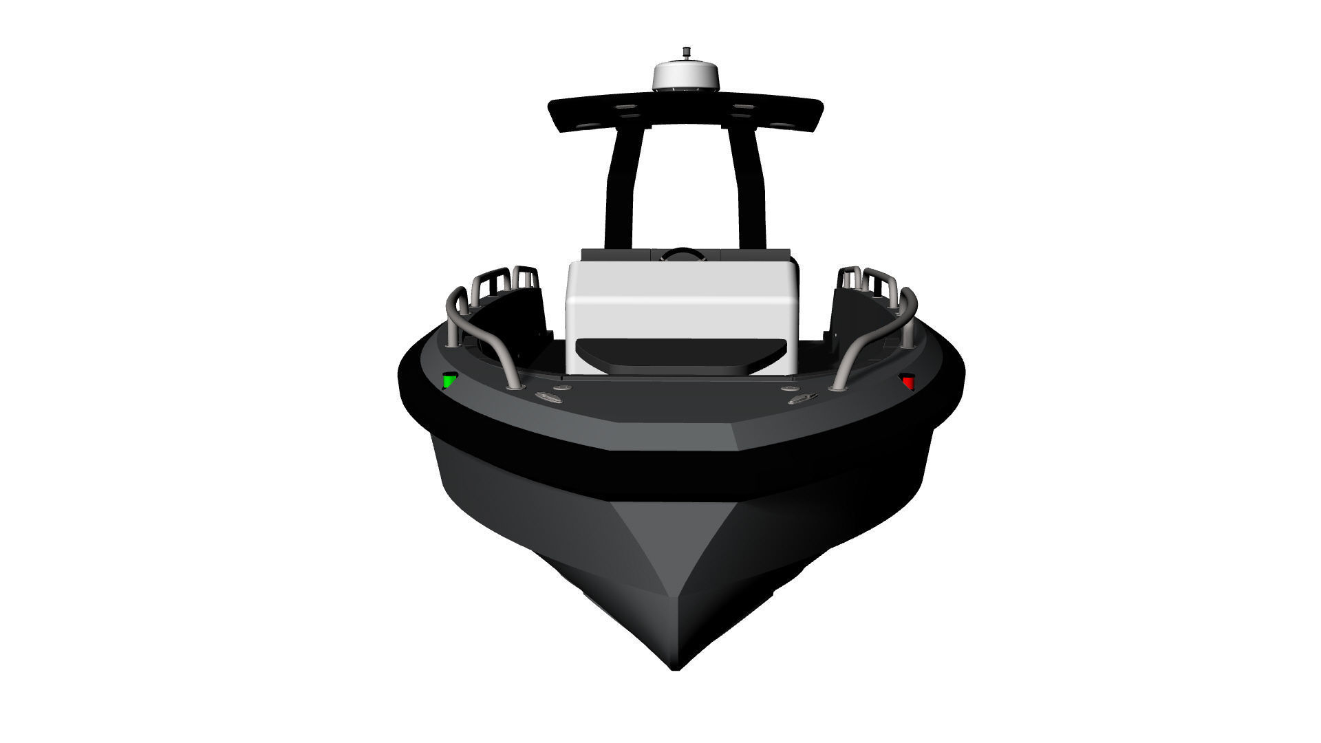 8 Meter Yacht Tender Runabout Diver 3D model_35