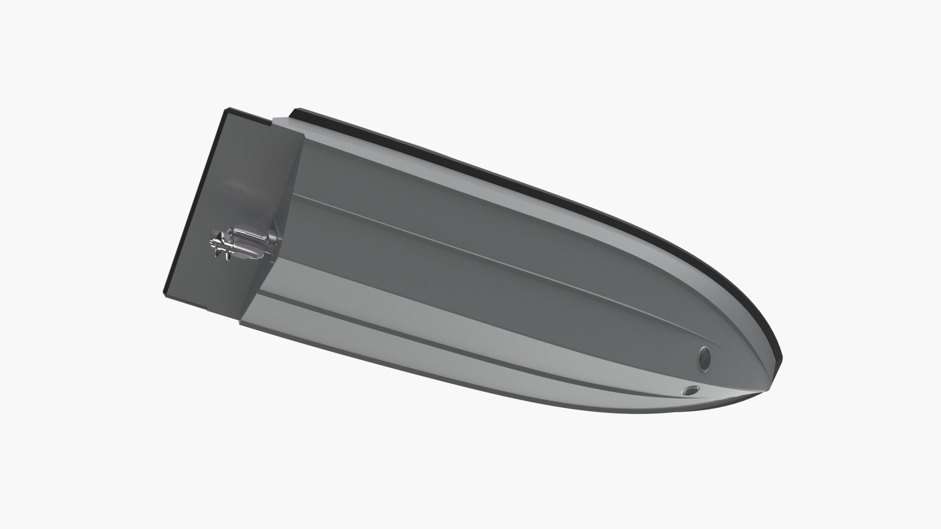 8 Meter Yacht Tender Runabout Diver 3D model_5