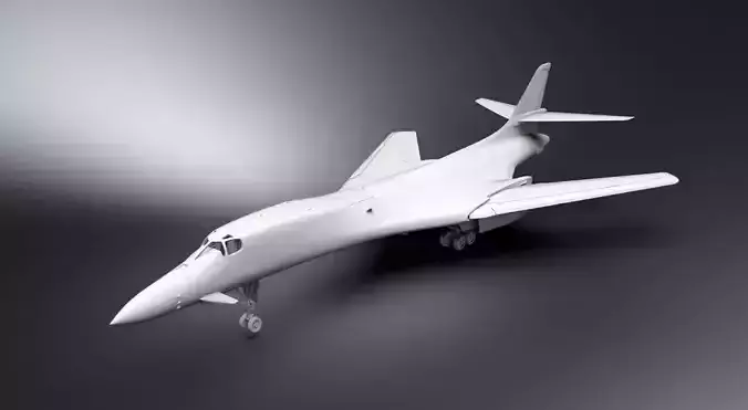 Rockwell B1 lancer Scale model 3D print model