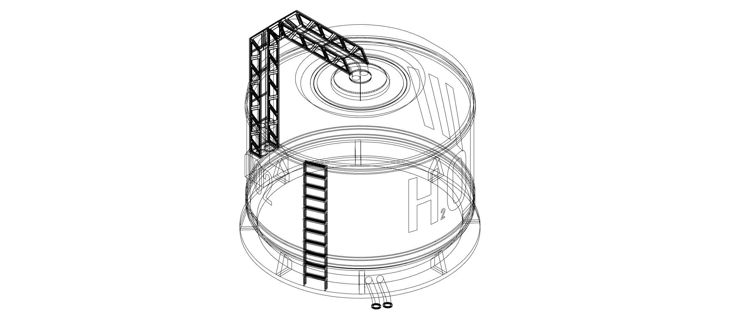 Sci fi Water Tank 002 3D model_11