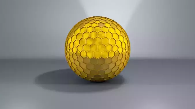 Hexagon Sphere 3D model