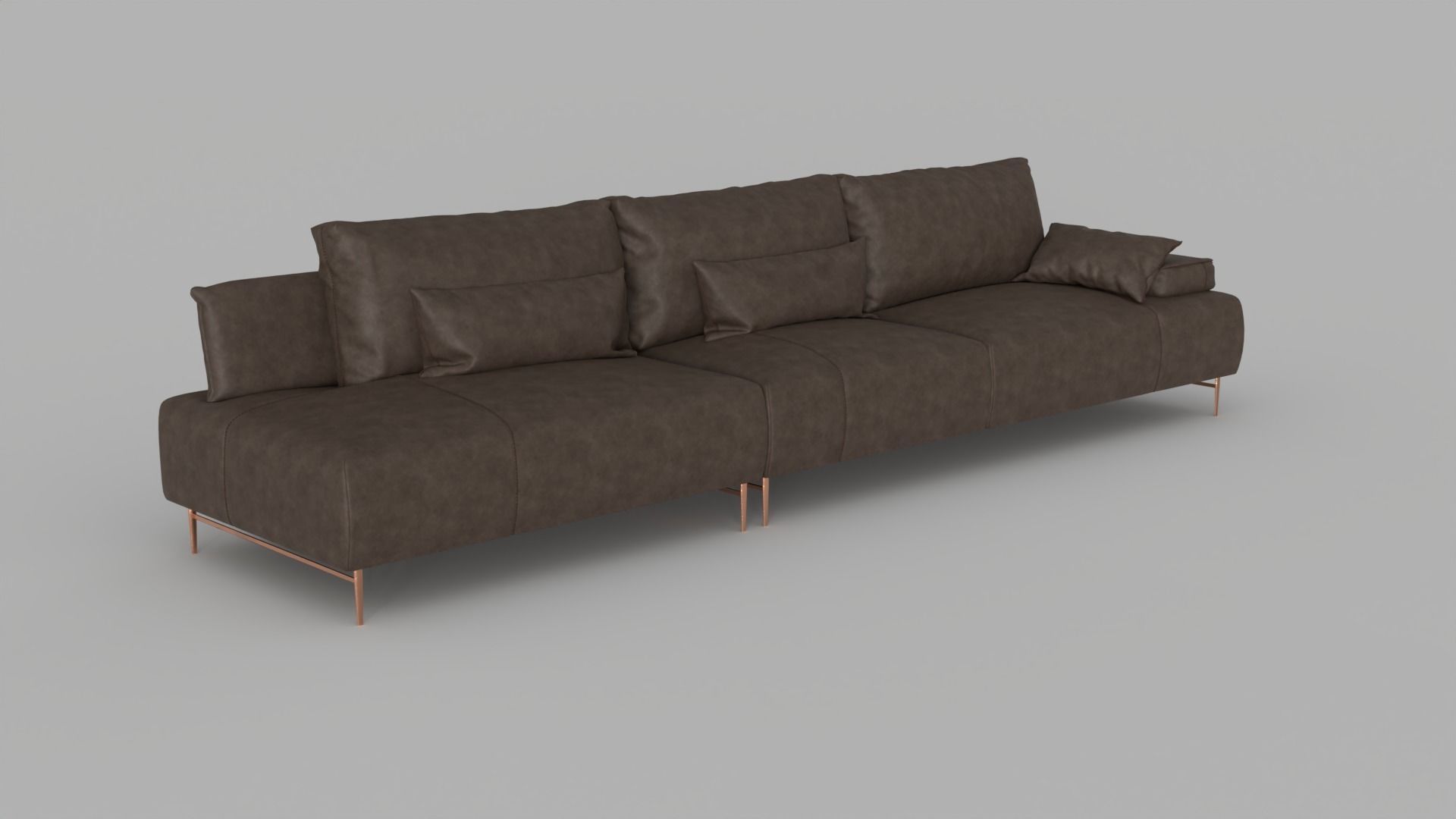 Sofa Saks 3D model_2