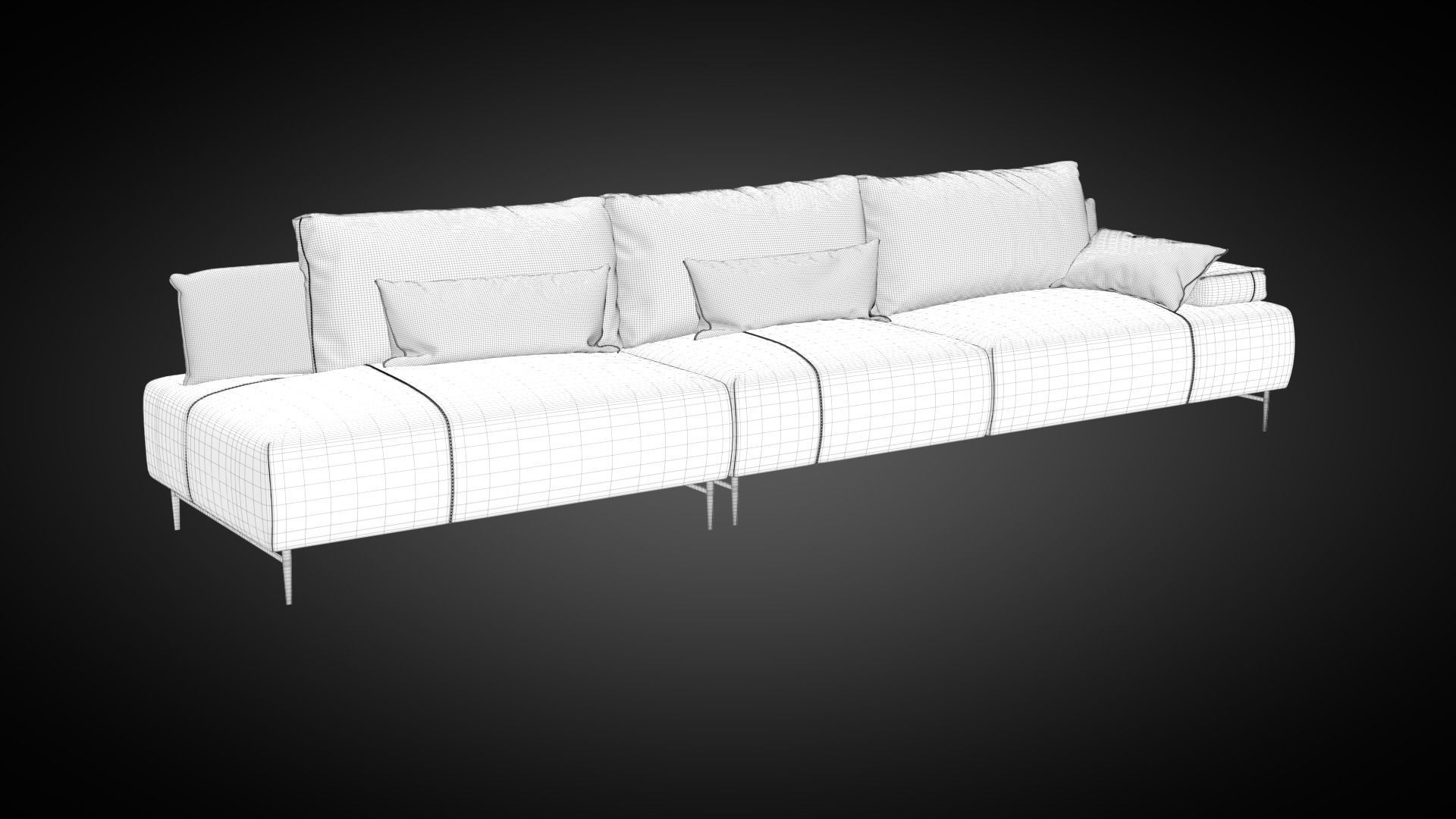 Sofa Saks 3D model_30