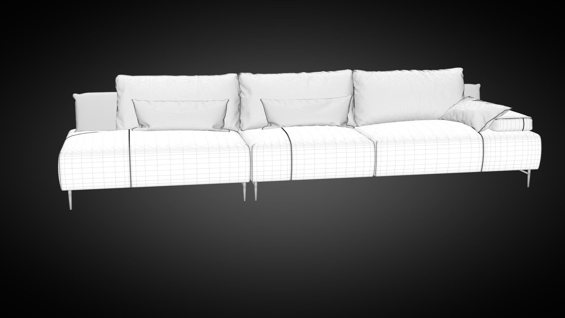 Sofa Saks 3D model_32