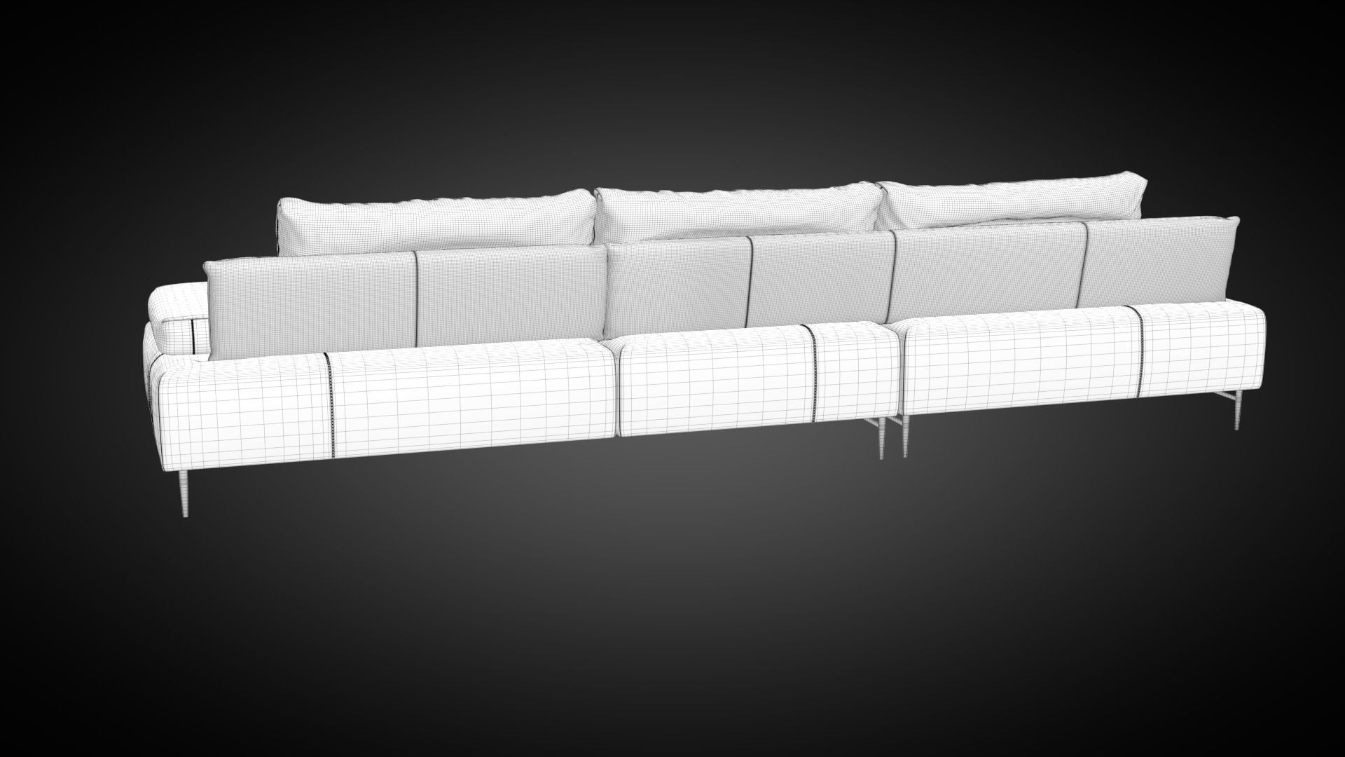 Sofa Saks 3D model_26