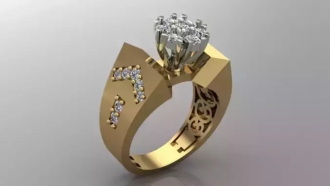 diamond woman ring
