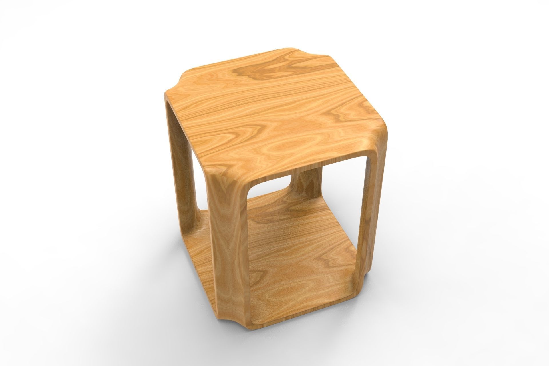 Primum Side Table Low-poly 3D model_2