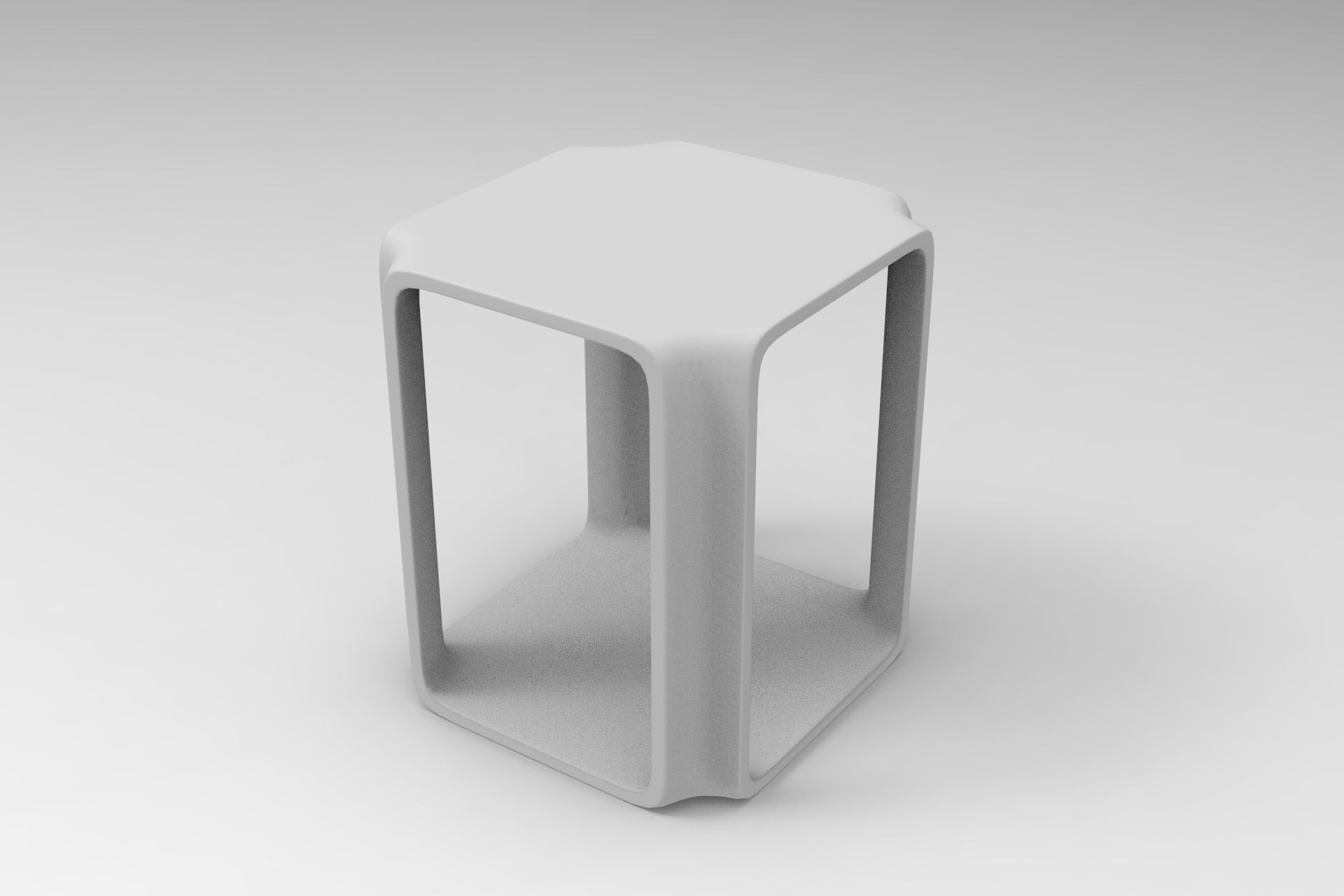 Primum Side Table Low-poly 3D model_8