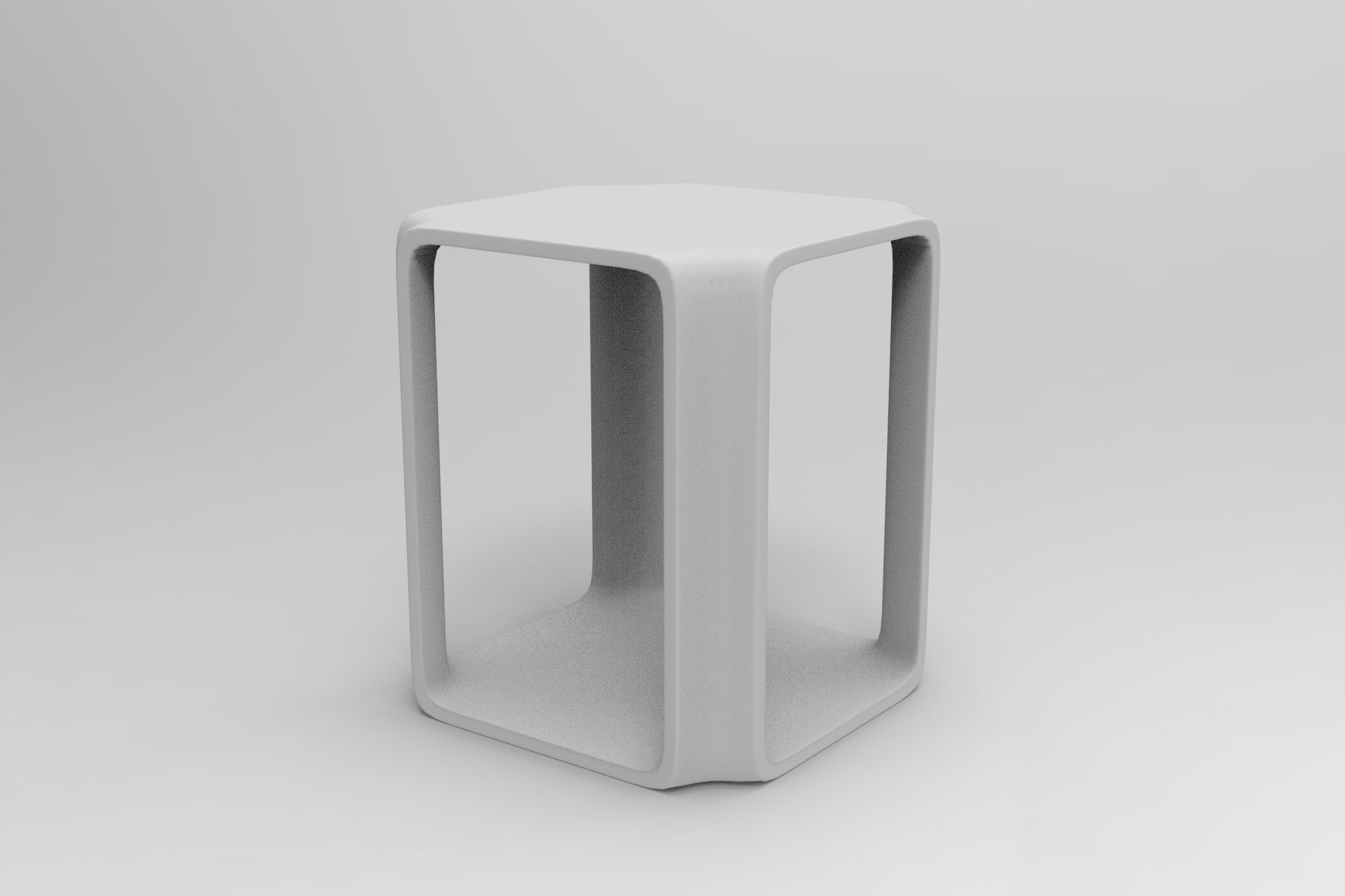 Primum Side Table Low-poly 3D model_7