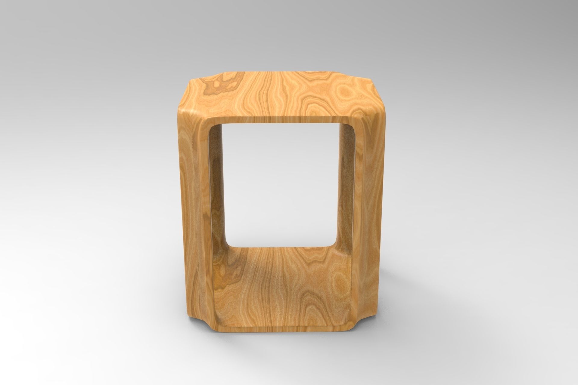 Primum Side Table Low-poly 3D model_1