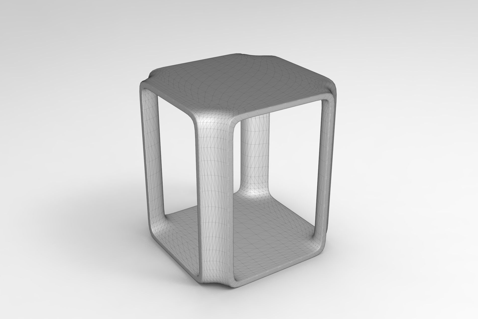 Primum Side Table Low-poly 3D model_5