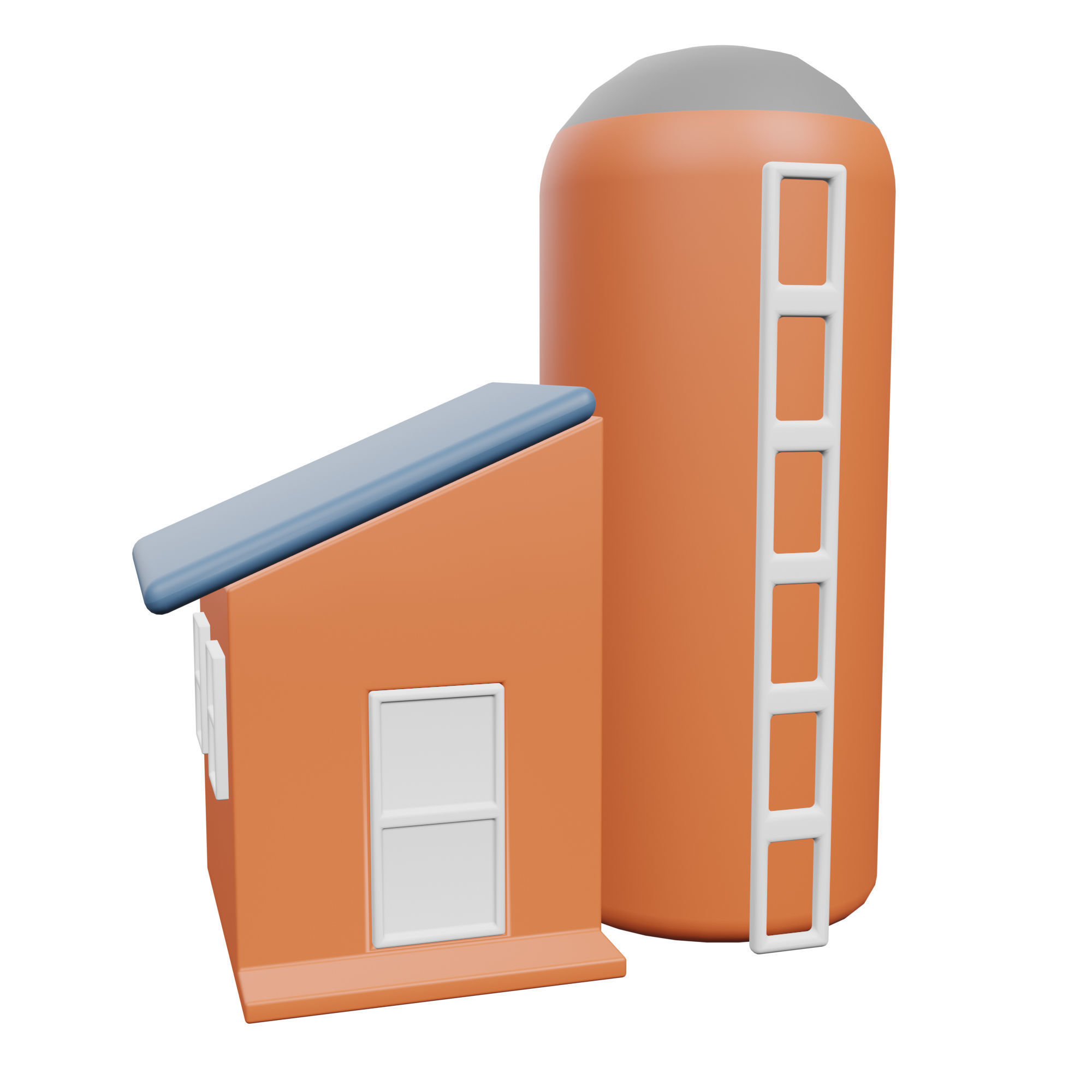 Farming Icon Pack 3D Model Low-poly 3D model_38