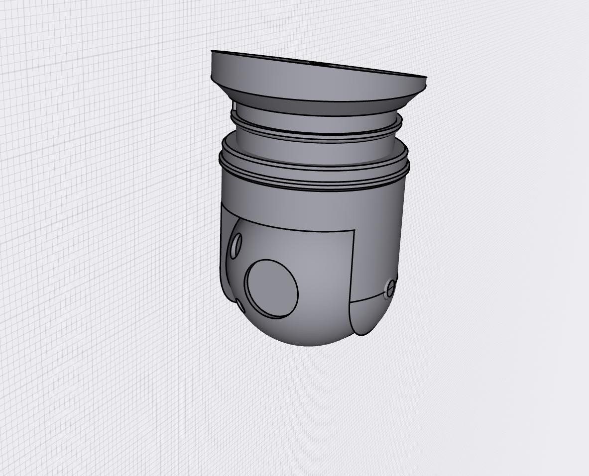 Spycam for rc heli md500 3D print model_1