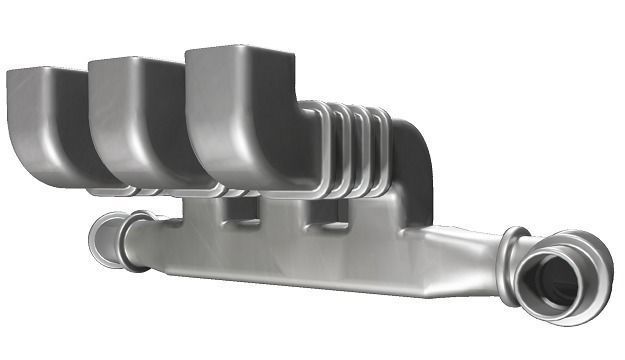 Classic Air Duct Low-poly 3D model_4