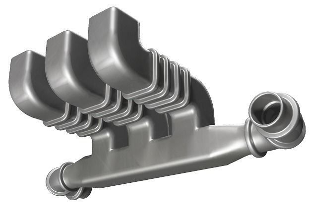 Classic Air Duct Low-poly 3D model_3