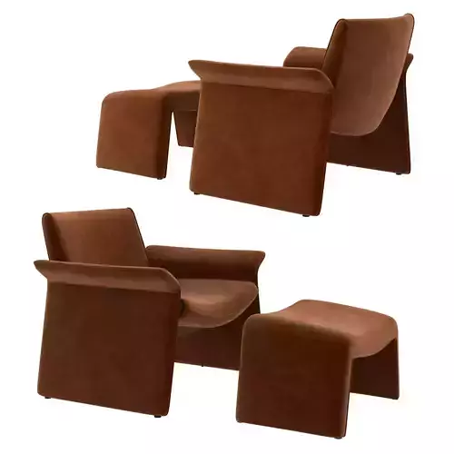 Verellen furniture Oakley lounge chair  and ottoman 