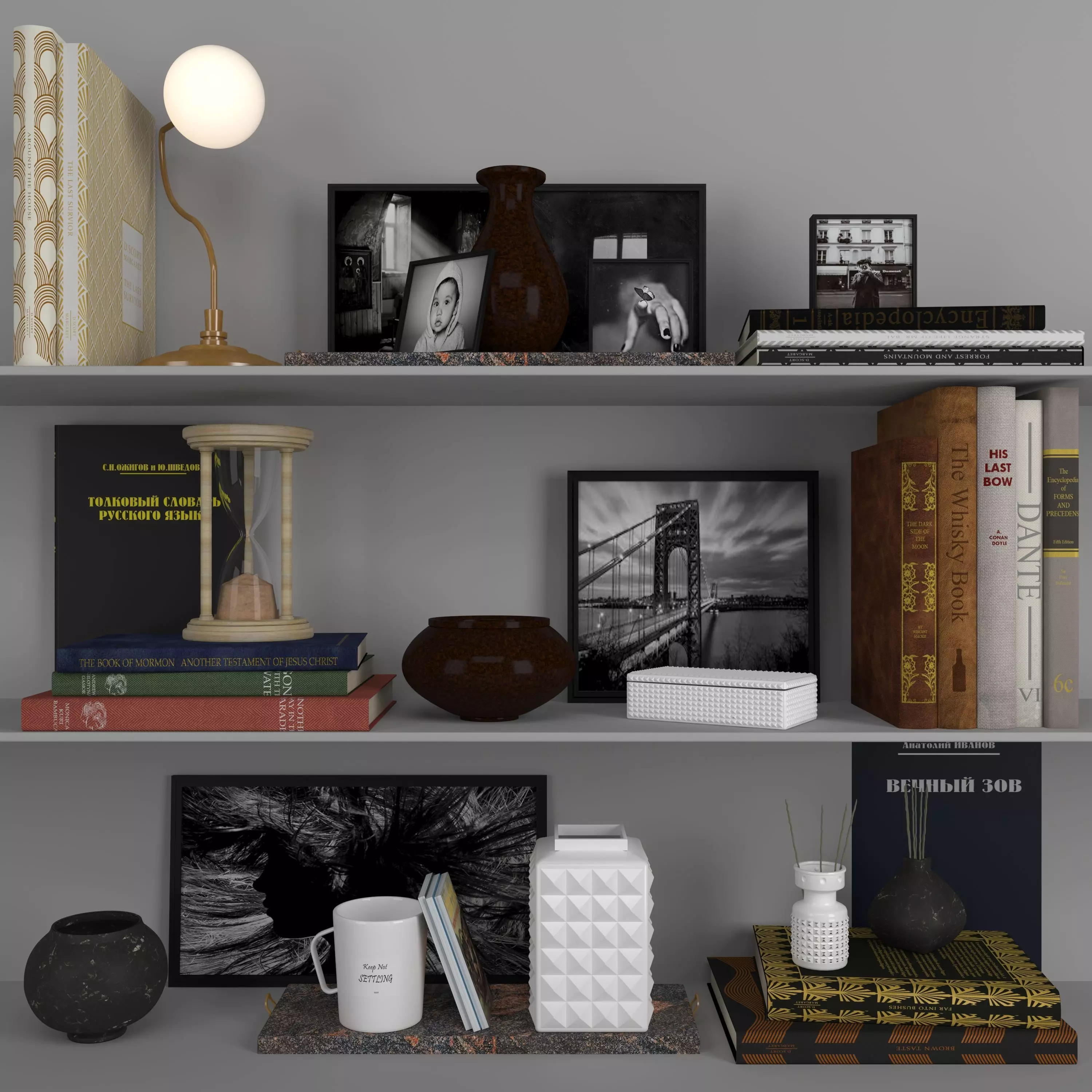 decoration set 01 Free 3D model