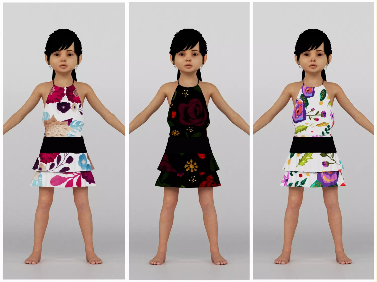 Cute Girl 3D model