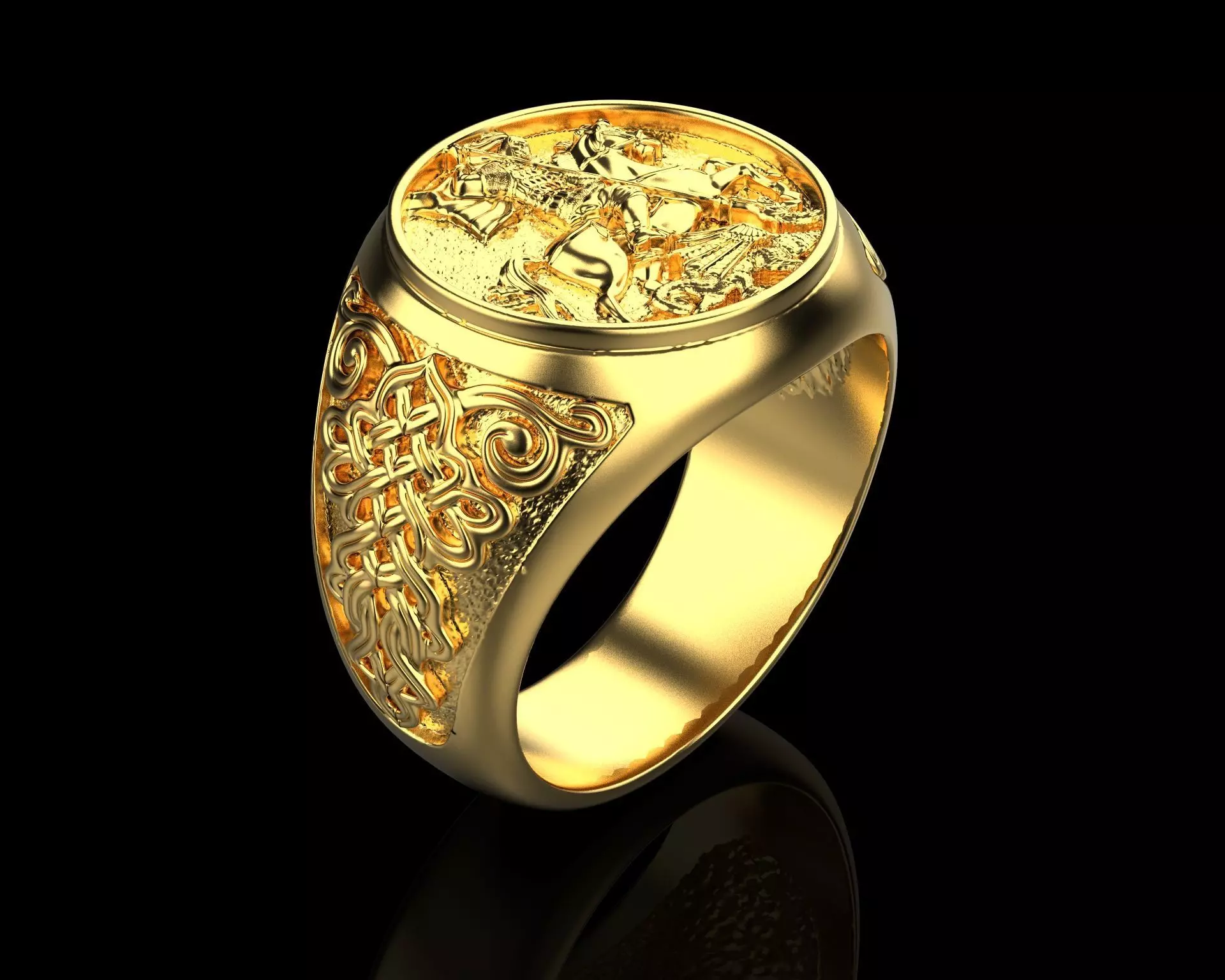 rings George the Victorious  136  3D print model_0