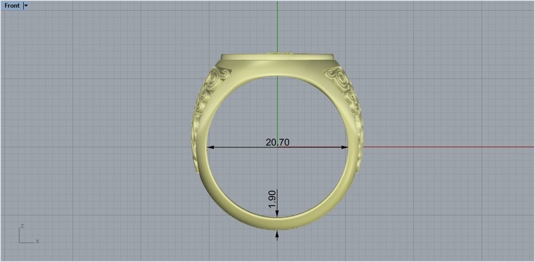 rings George the Victorious  136  3D print model_9