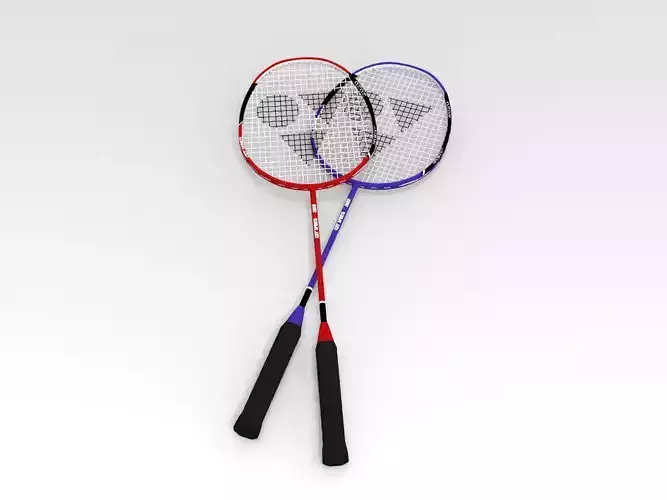 Badminton Raquet 3D model