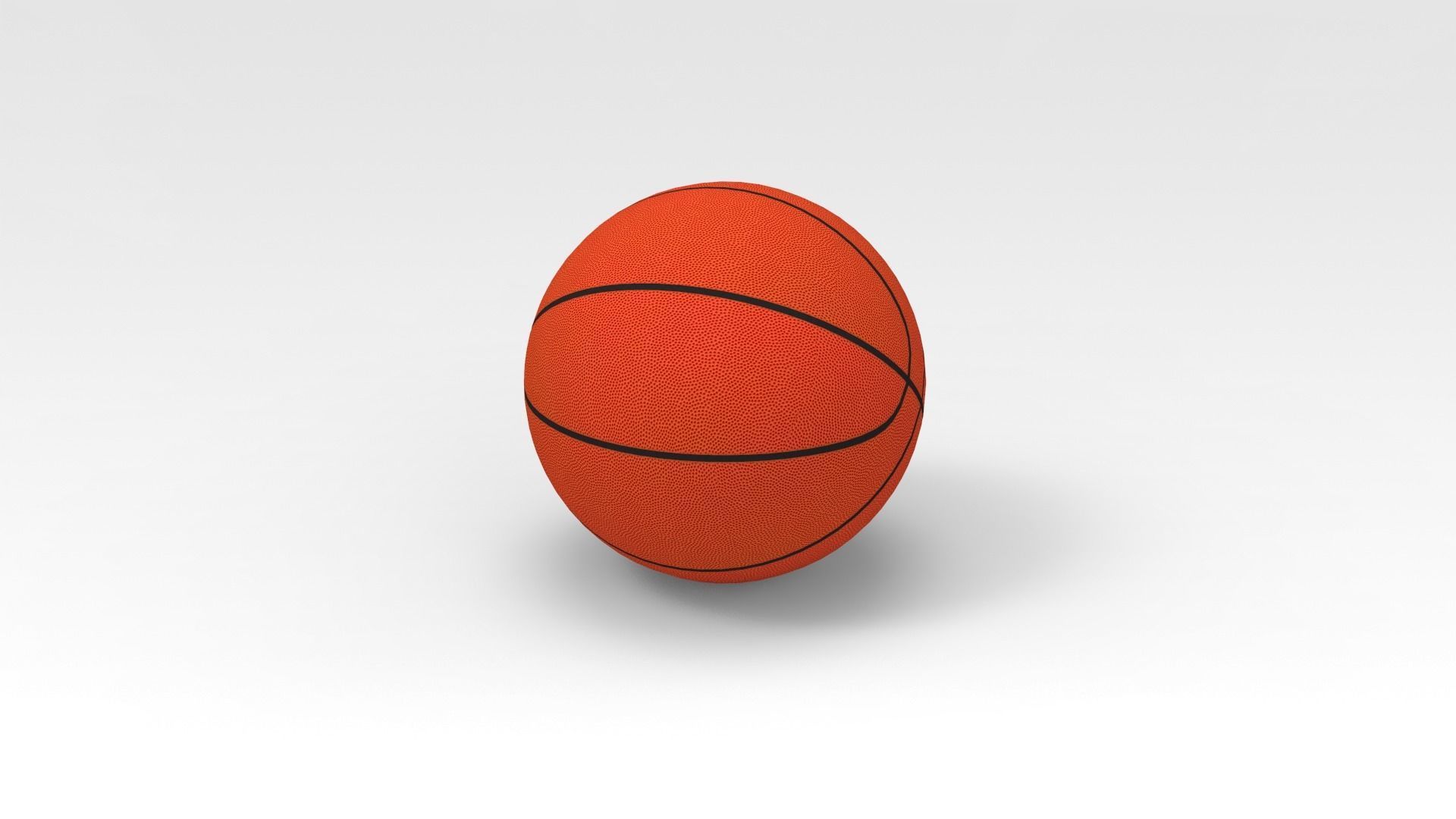 Basketball ball 3D model_1